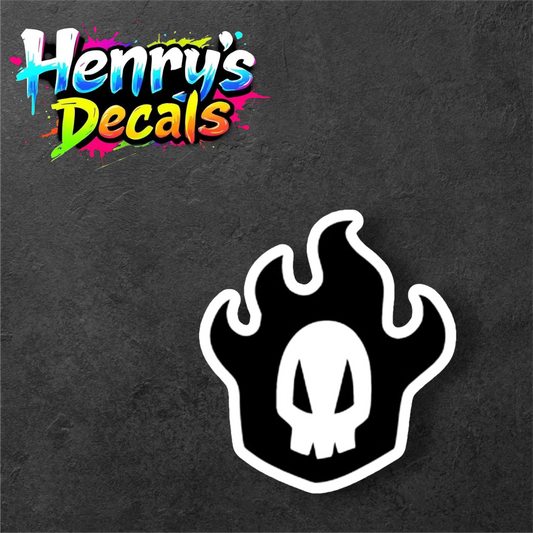 Customizable Anime Skull Sticker Car Decal