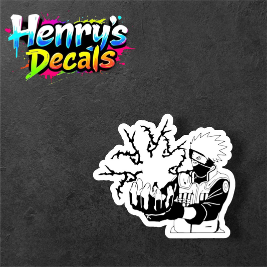 Customizable Anime Kakashi Sticker Car Decal