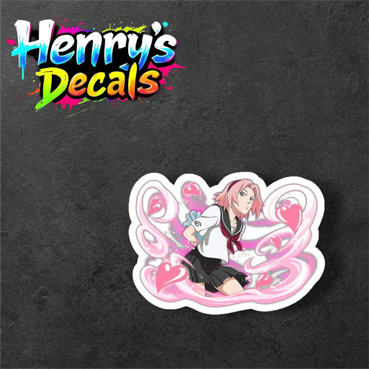 Anime Sakura Sticker Car Decal