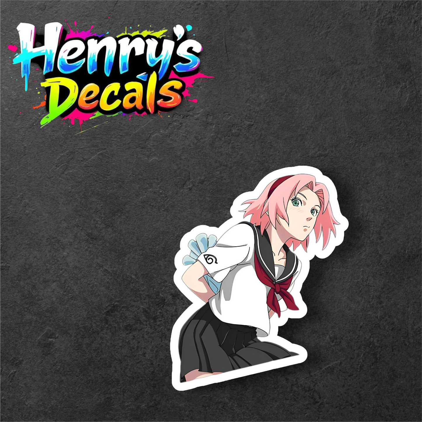 Anime Sakura Sticker Car Decal