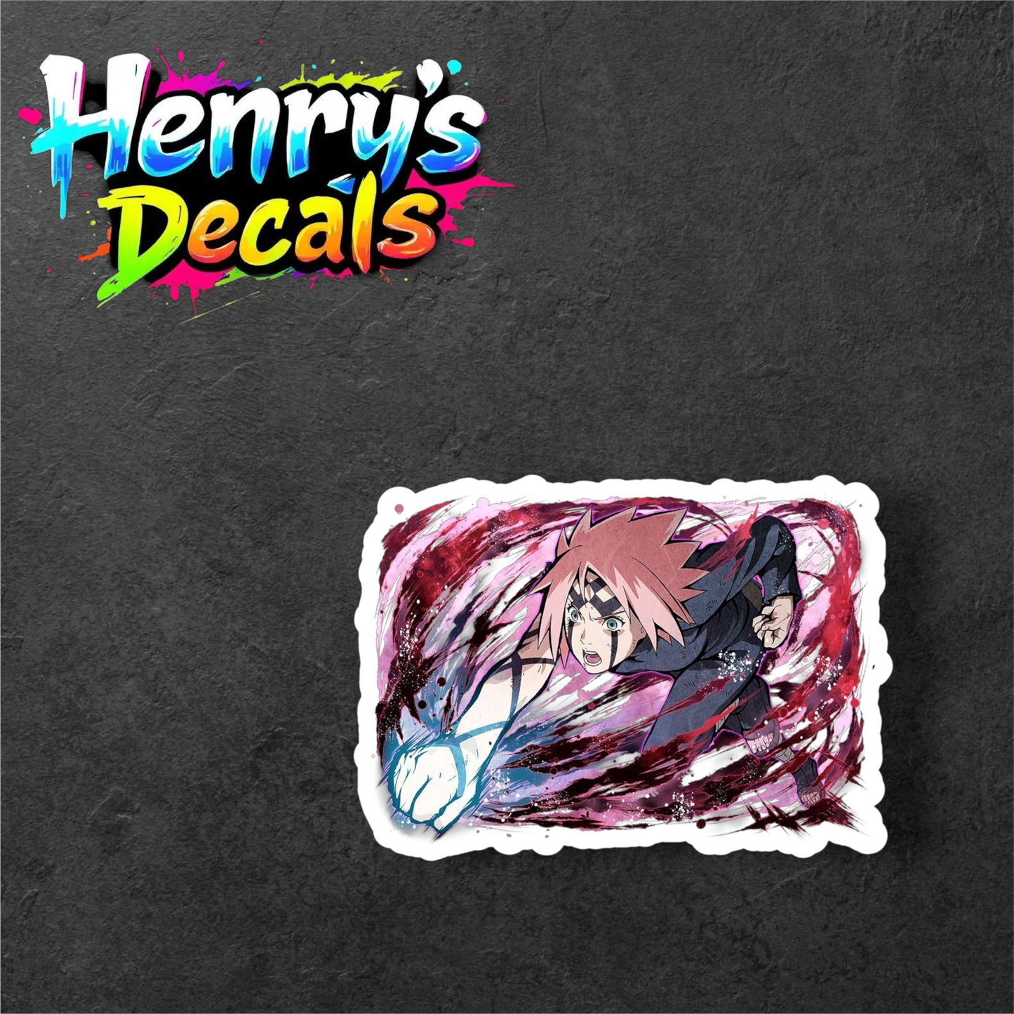 Anime Sakura Sticker Car Decal