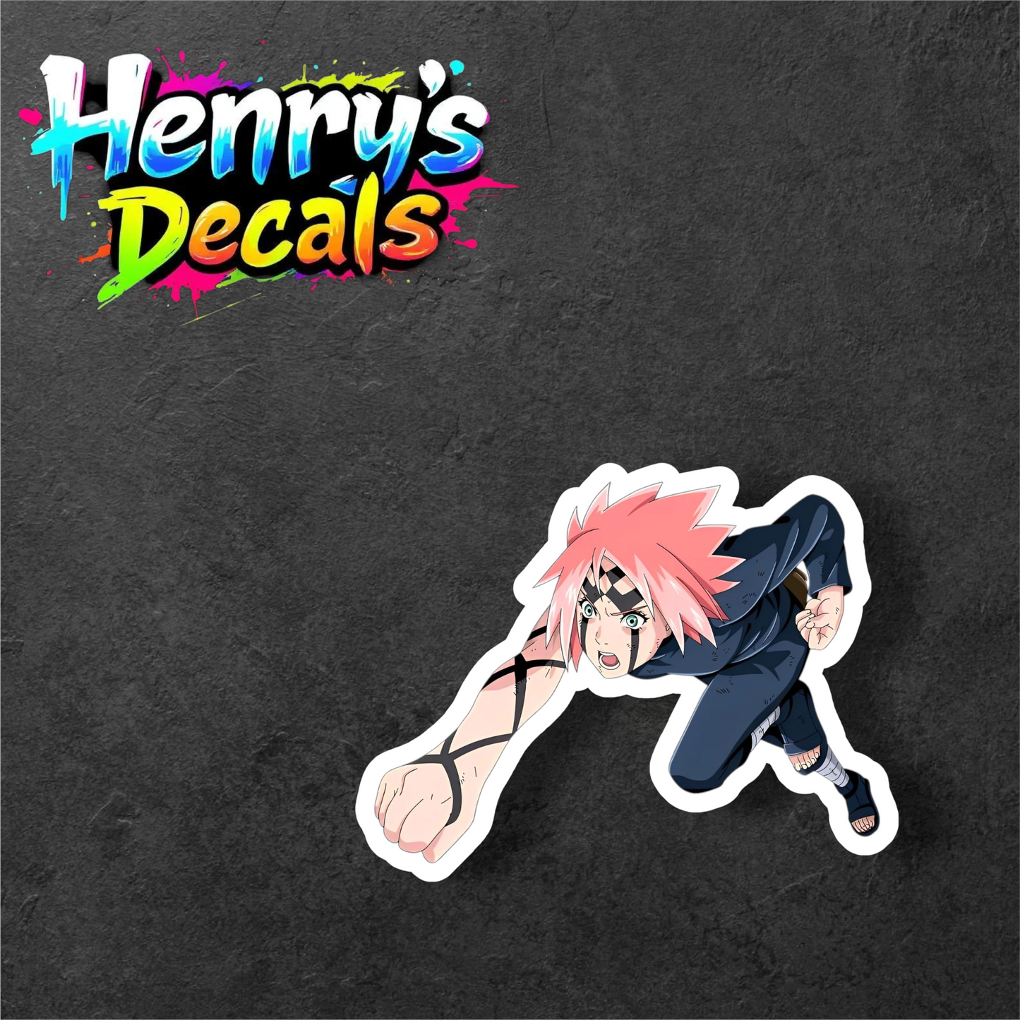 Anime Sakura Sticker Car Decal