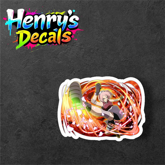 Anime Sakura Sticker Car Decal