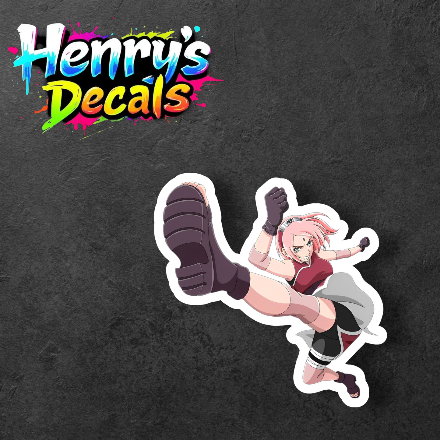 Anime Sakura Sticker Car Decal