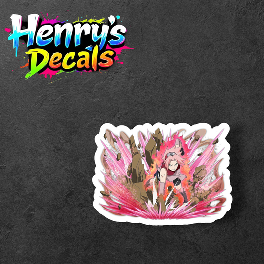 Anime Sakura Sticker Car Decal