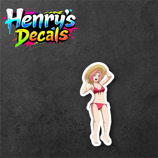 Anime Sakura Sticker Car Decal