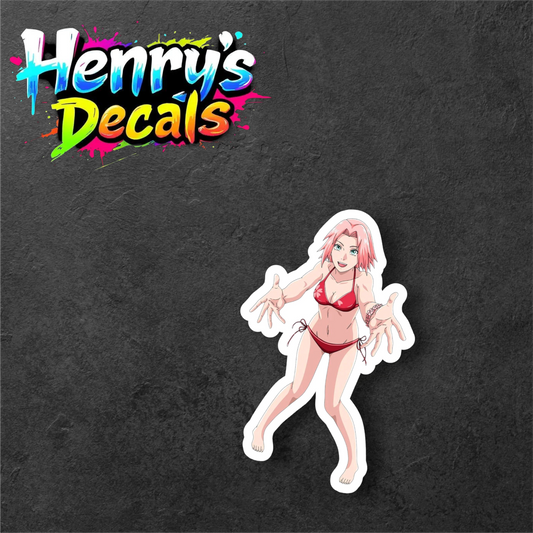 Anime Sakura Sticker Car Decal