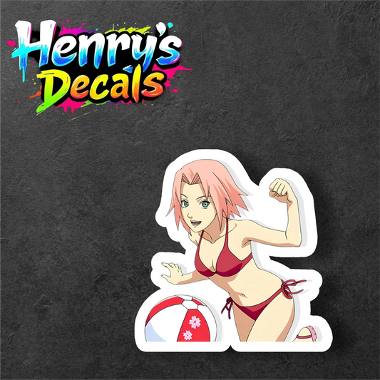 Anime Sakura Sticker Car Decal