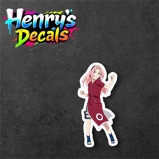 Anime Sakura Sticker Car Decal
