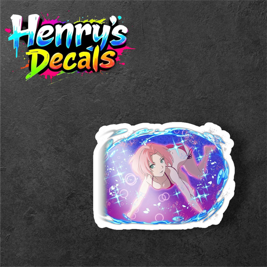 Anime Sakura Sticker Car Decal