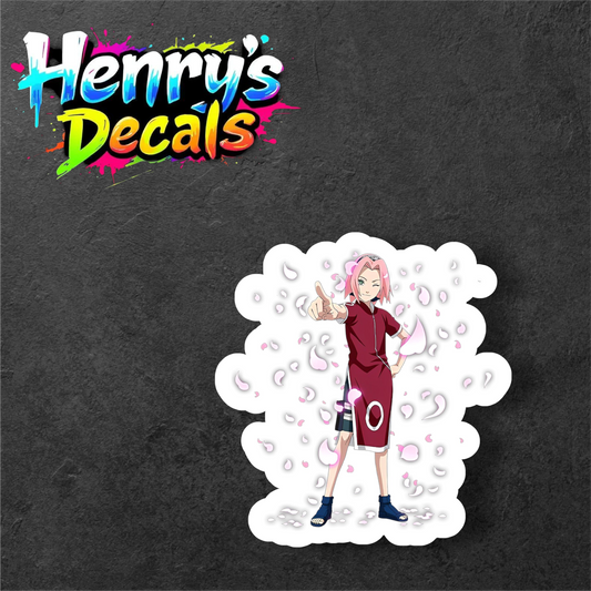 Anime Sakura Sticker Car Decal