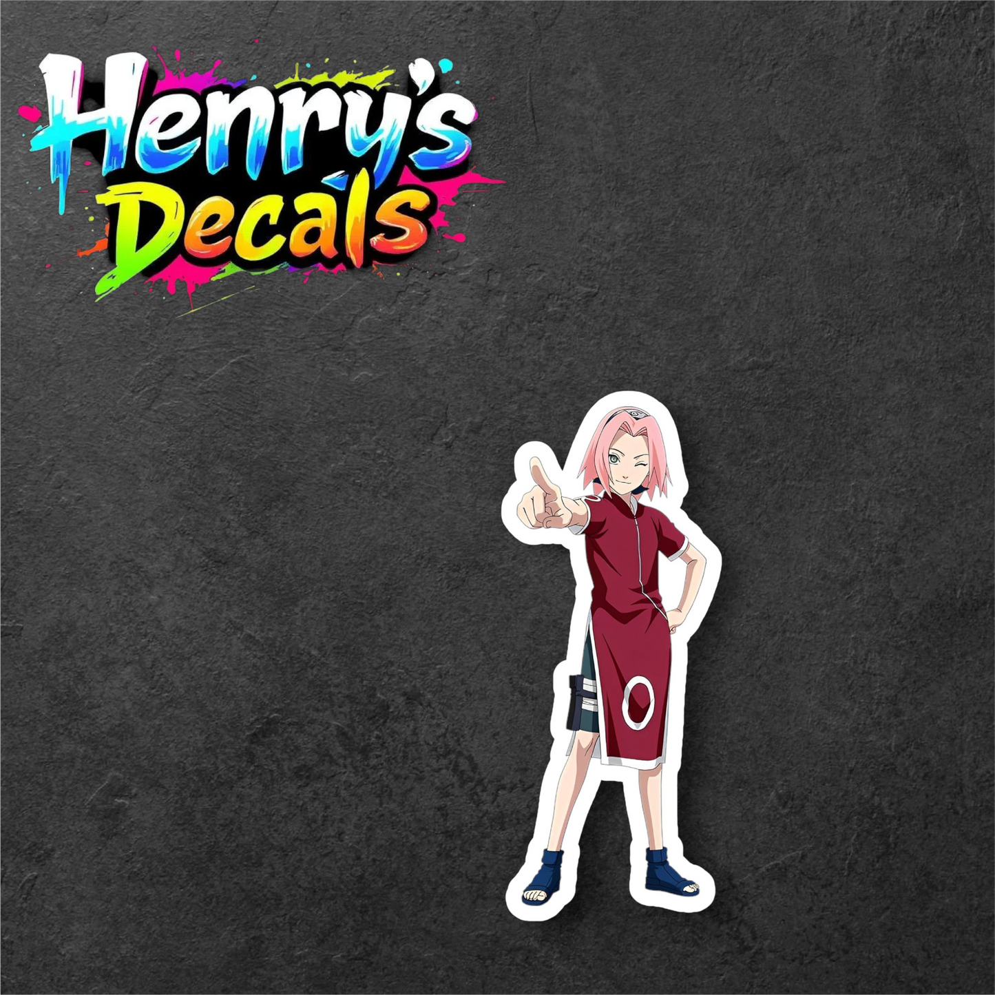 Anime Sakura Sticker Car Decal