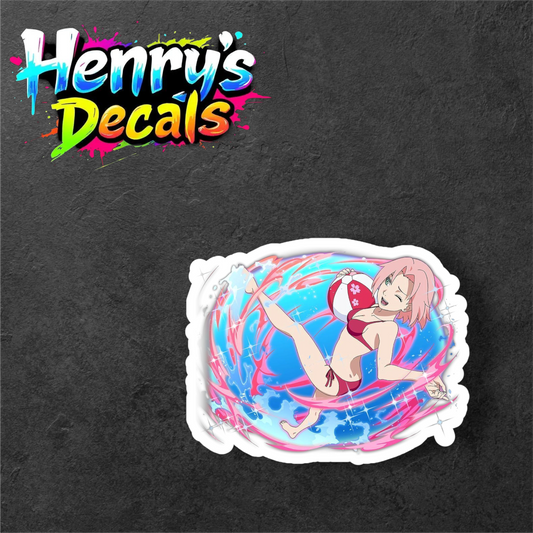 Anime Sakura Sticker Car Decal