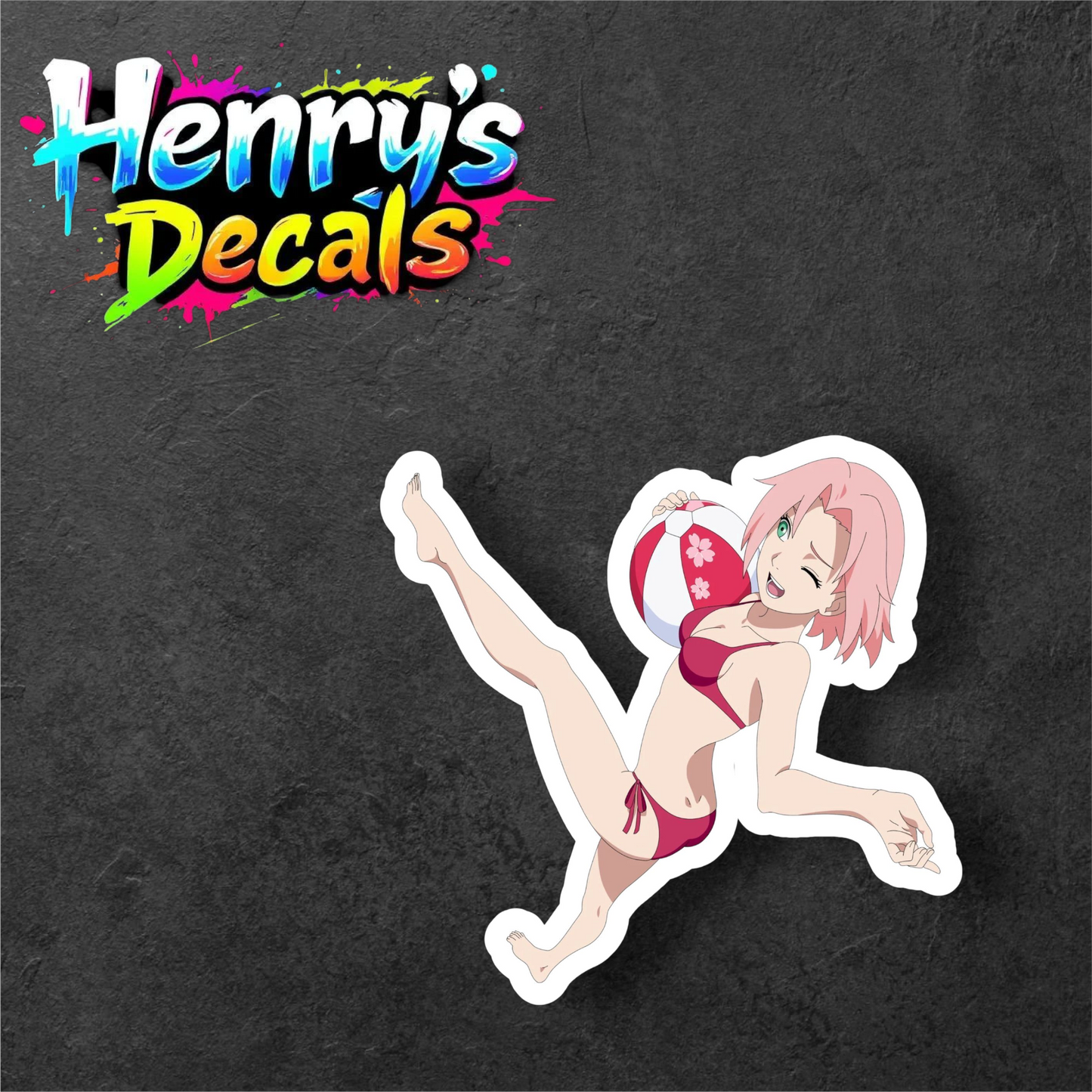 Anime Sakura Sticker Car Decal