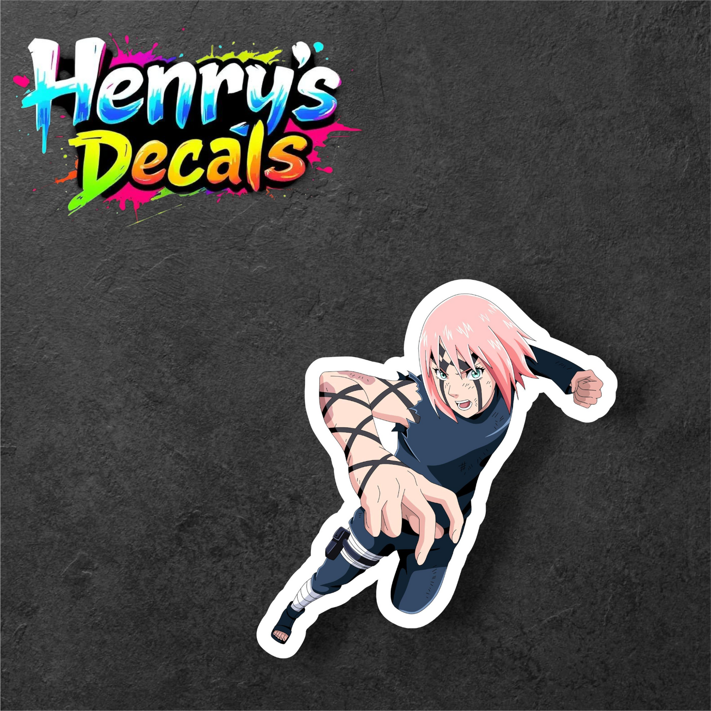 Anime Sakura Sticker Car Decal