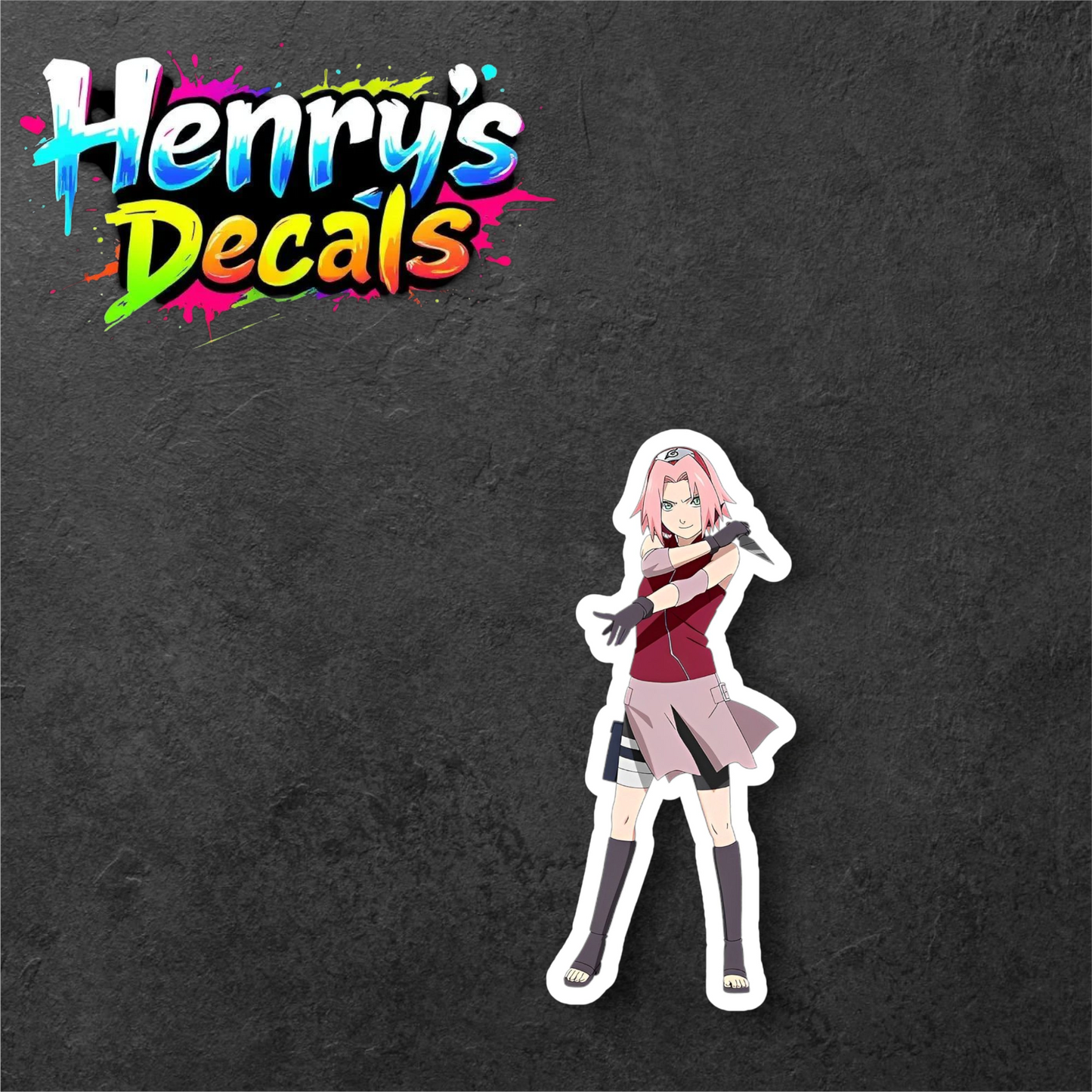 Anime Sakura Sticker Car Decal