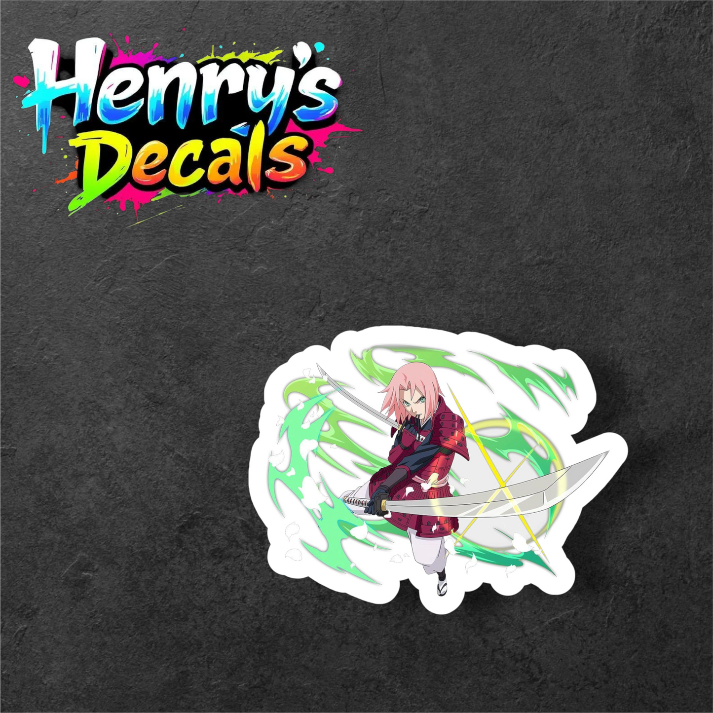 Anime Sakura Sticker Car Decal