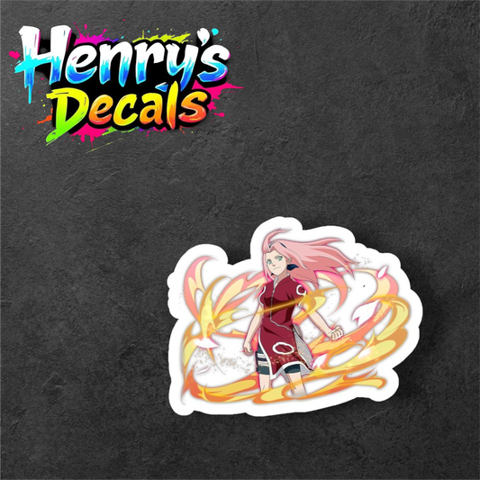Anime Sakura Sticker Car Decal
