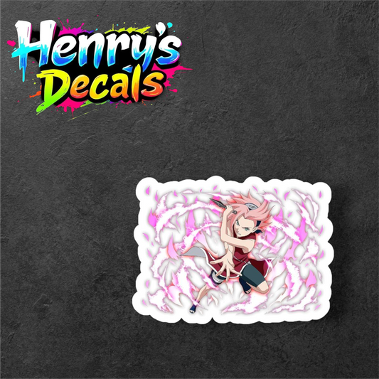 Anime Sakura Sticker Car Decal