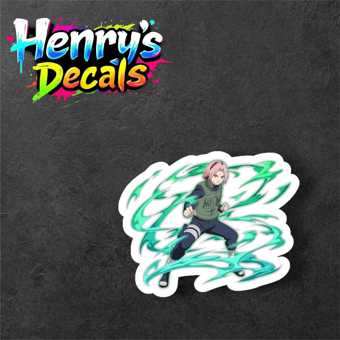 Anime Sakura Sticker Car Decal