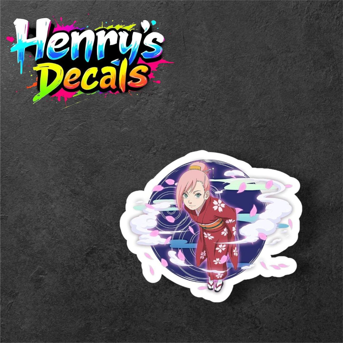 Anime Sakura Sticker Car Decal
