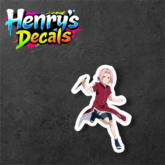 Anime Sakura Sticker Car Decal