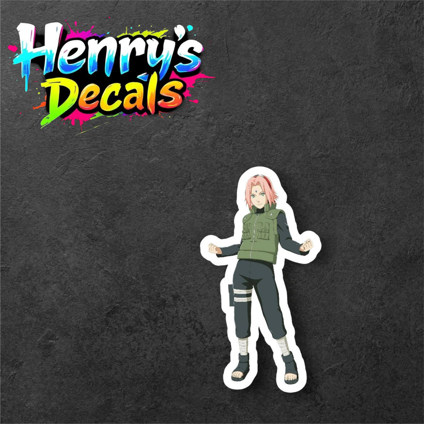 Anime Sakura Sticker Car Decal