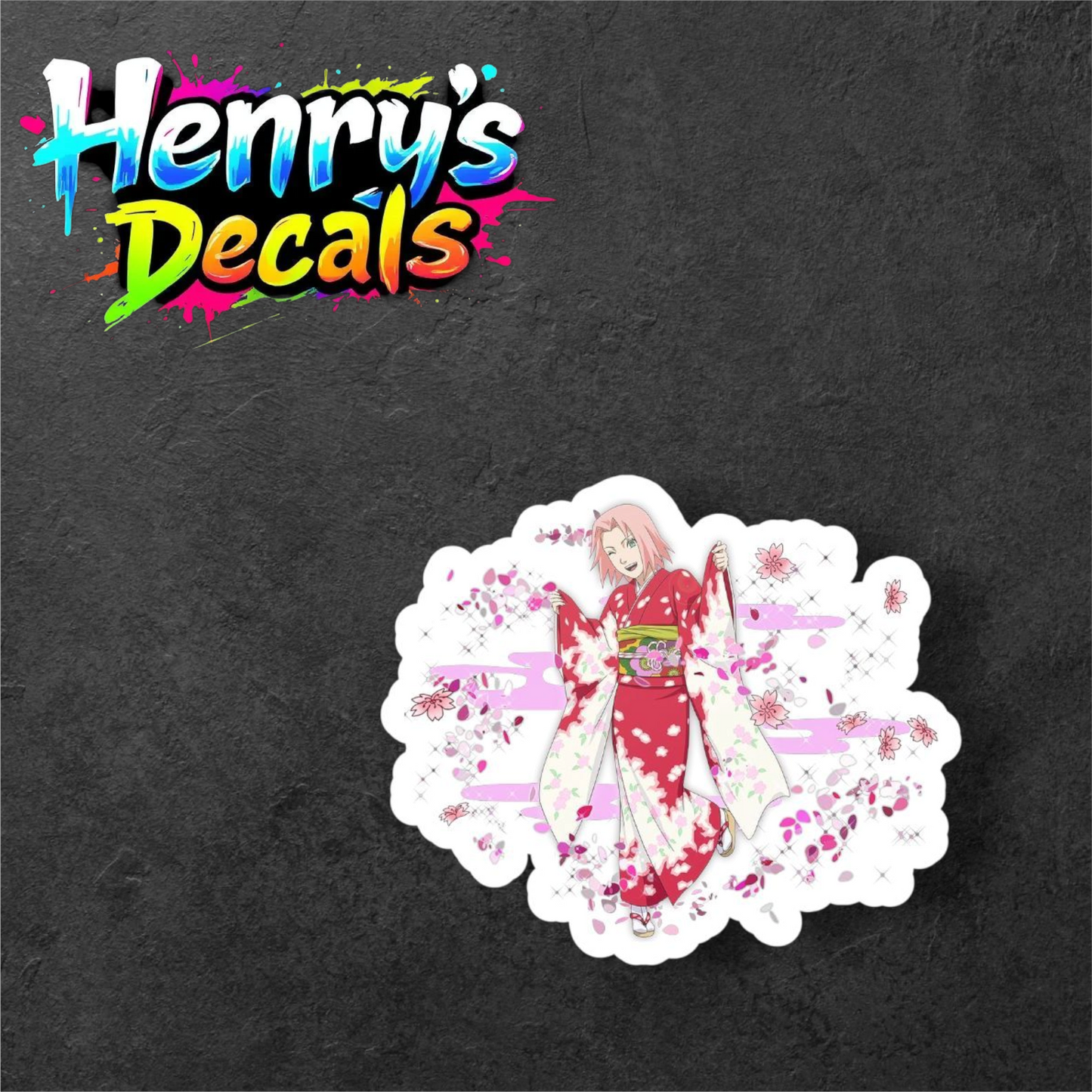 Anime Sakura Sticker Car Decal