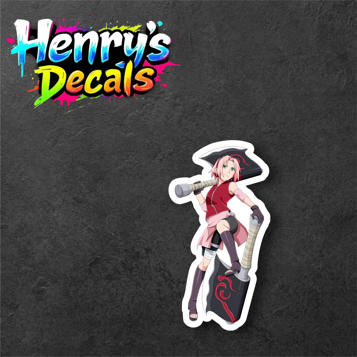Anime Sakura Sticker Car Decal