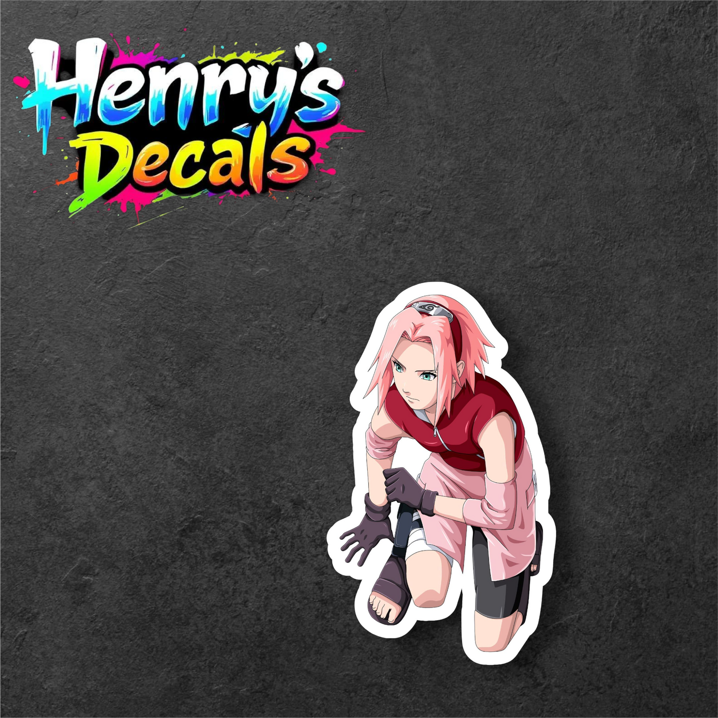Anime Sakura Sticker Car Decal