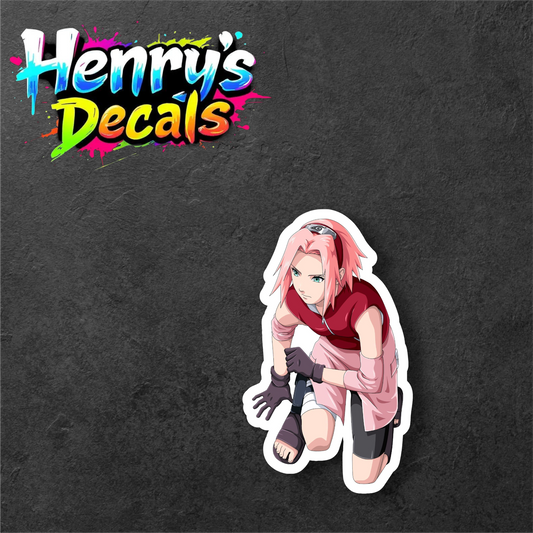 Anime Sakura Sticker Car Decal