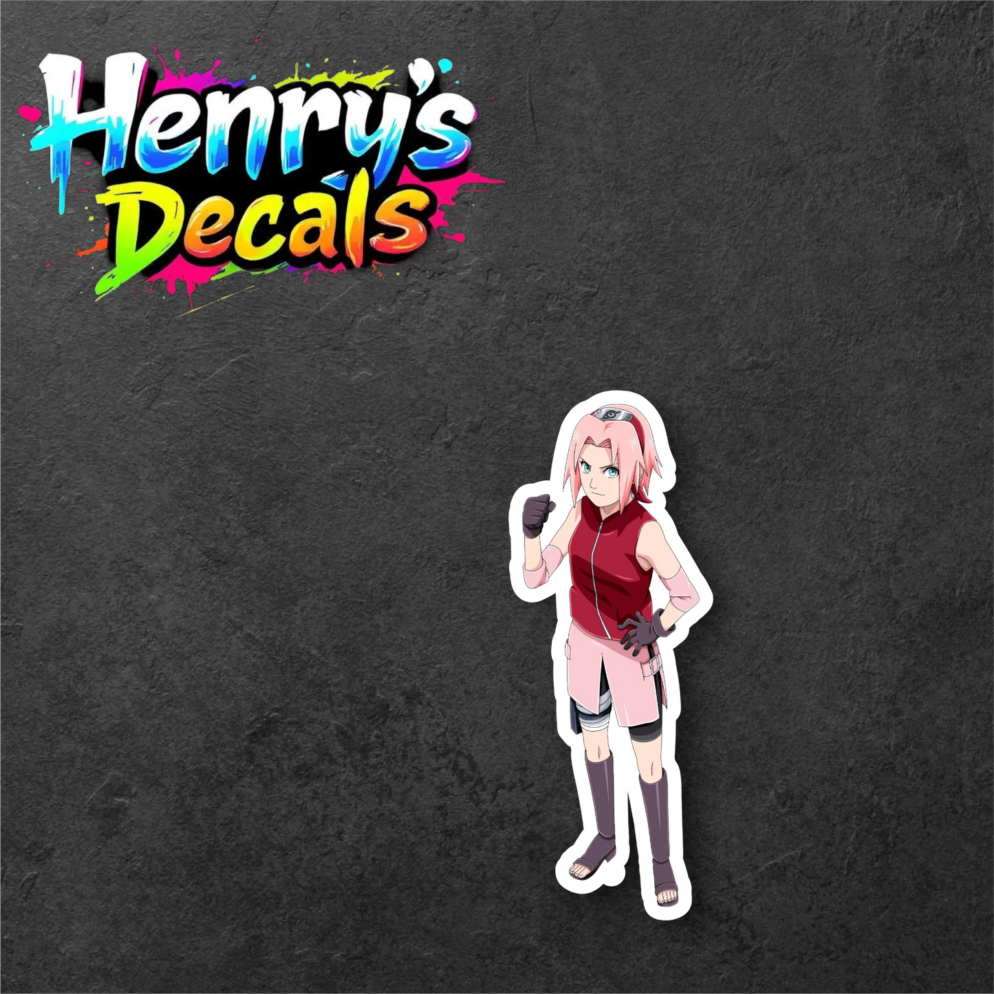 Anime Sakura Sticker Car Decal