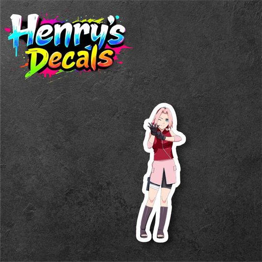 Anime Sakura Sticker Car Decal