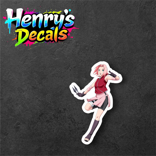 Anime Sakura Sticker Car Decal