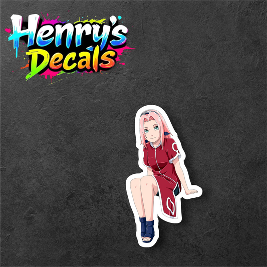 Anime Sakura Sticker Car Decal