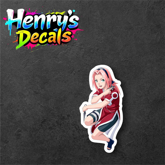 Anime Sakura Sticker Car Decal