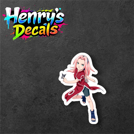 Anime Sakura Sticker Car Decal