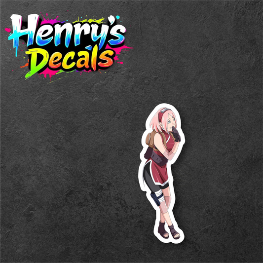 Anime Sakura Sticker Car Decal