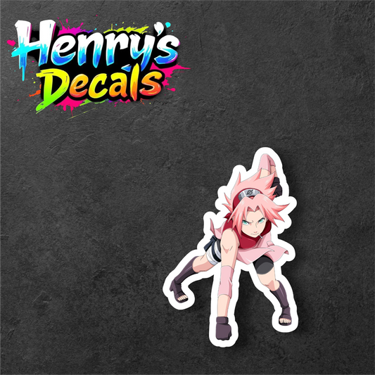 Anime Sakura Sticker Car Decal