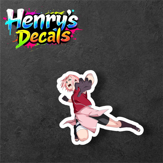 Anime Sakura Sticker Car Decal