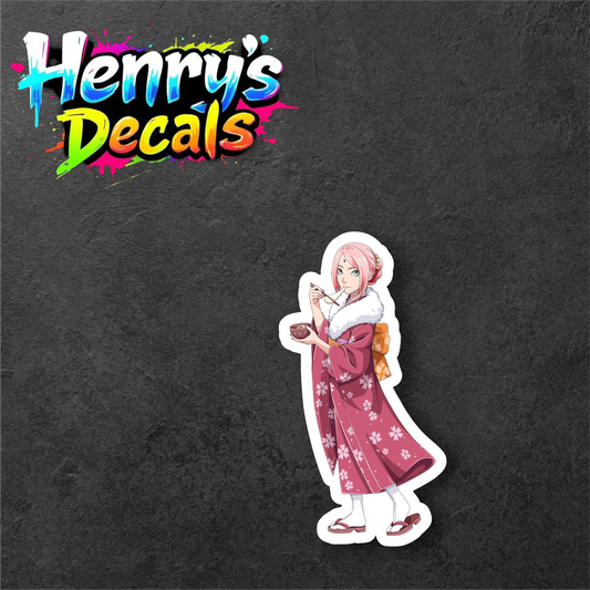 Anime Sakura Sticker Car Decal