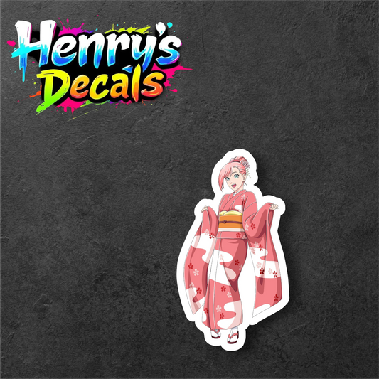 Anime Sakura Sticker Car Decal