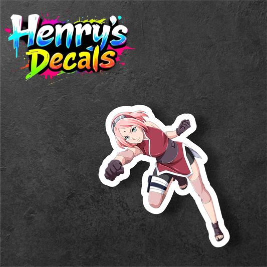 Anime Sakura Sticker Car Decal
