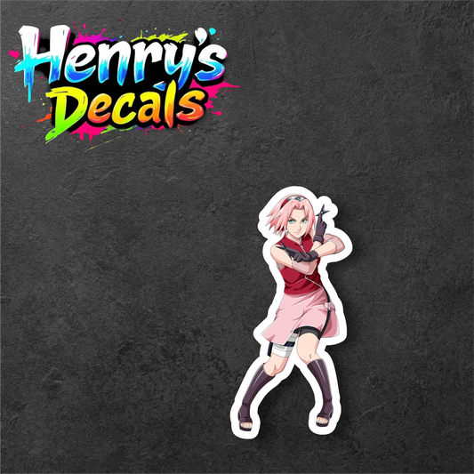 Anime Sakura Sticker Car Decal