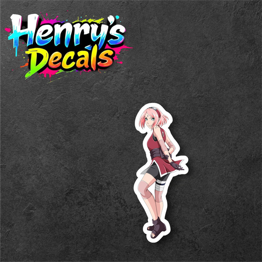 Anime Sakura Sticker Car Decal