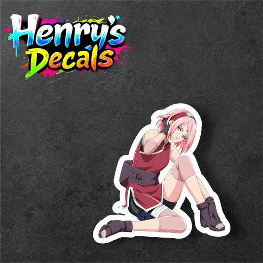 Anime Sakura Sticker Car Decal