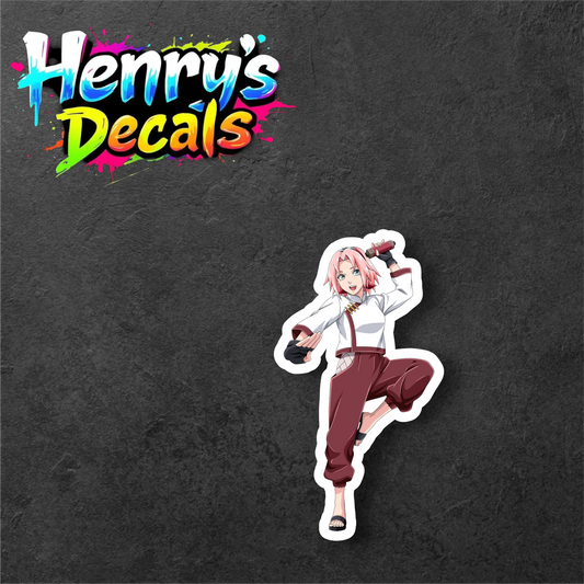 Anime Sakura Sticker Car Decal