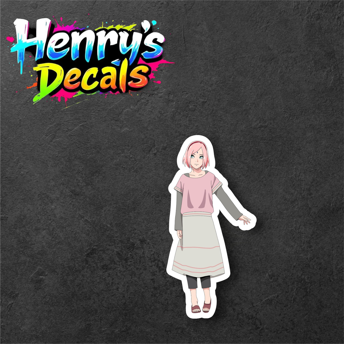 Anime Sakura Sticker Car Decal
