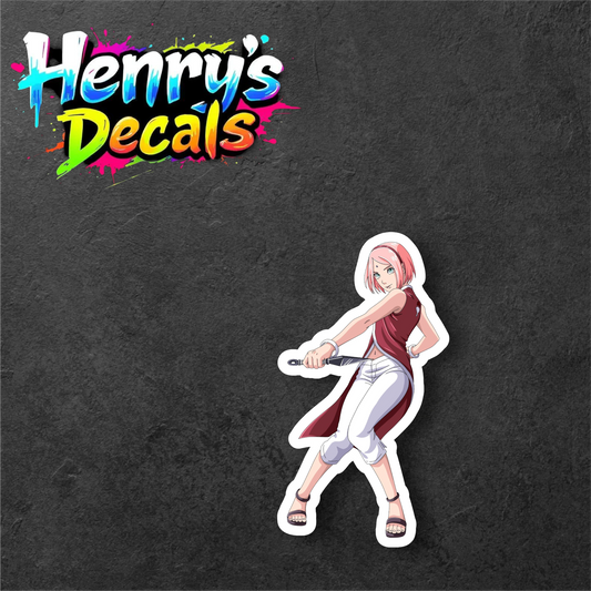 Anime Sakura Sticker Car Decal