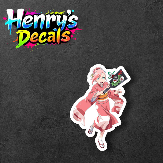 Anime Sakura Sticker Car Decal